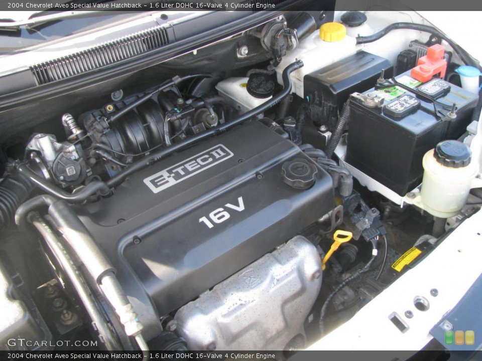 1.6 Liter DOHC 16-Valve 4 Cylinder Engine for the 2004 Chevrolet Aveo #44802122