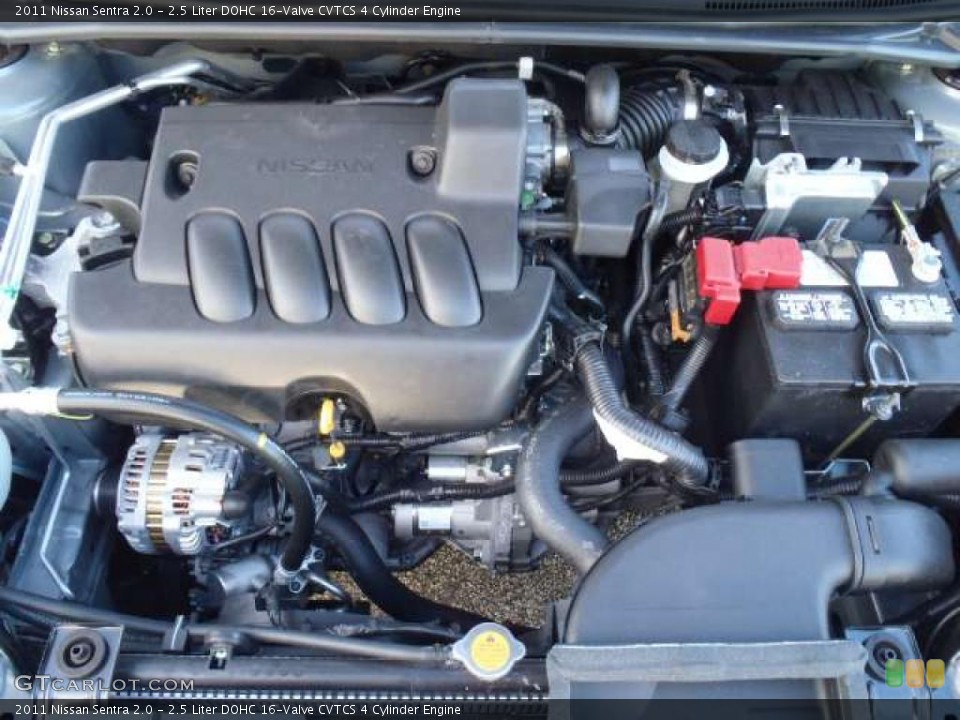 2.5 Liter DOHC 16-Valve CVTCS 4 Cylinder Engine for the 2011 Nissan Sentra #44807889