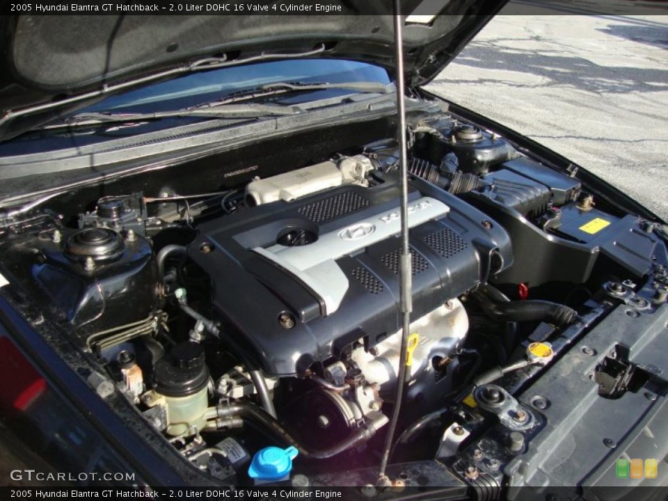 2.0 Liter DOHC 16 Valve 4 Cylinder Engine for the 2005 Hyundai Elantra #44831884