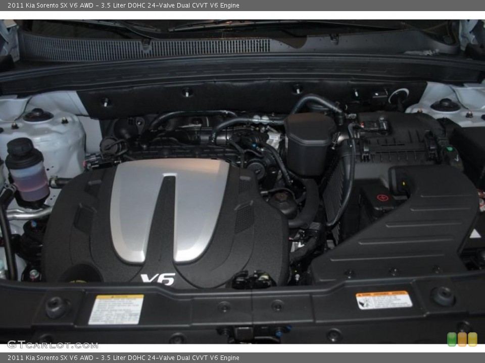 3.5 Liter DOHC 24-Valve Dual CVVT V6 Engine for the 2011 Kia Sorento #44834556