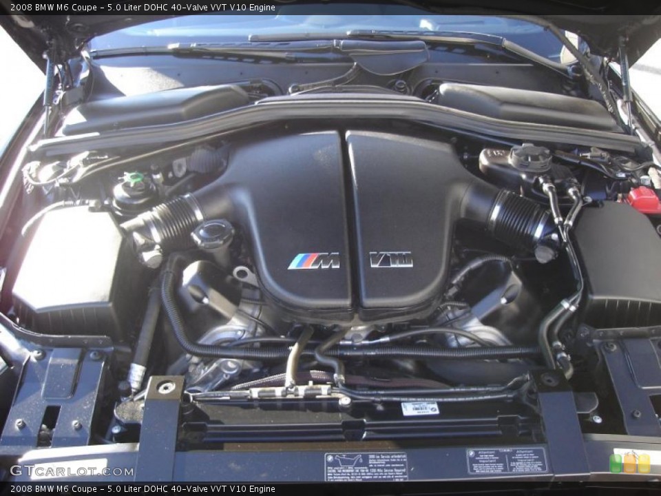 5.0 Liter DOHC 40-Valve VVT V10 Engine for the 2008 BMW M6 #44843980