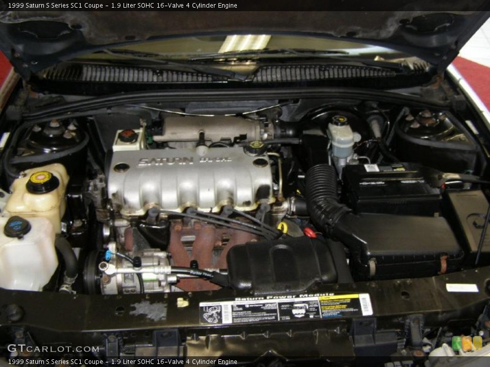 1.9 Liter SOHC 16-Valve 4 Cylinder 1999 Saturn S Series Engine