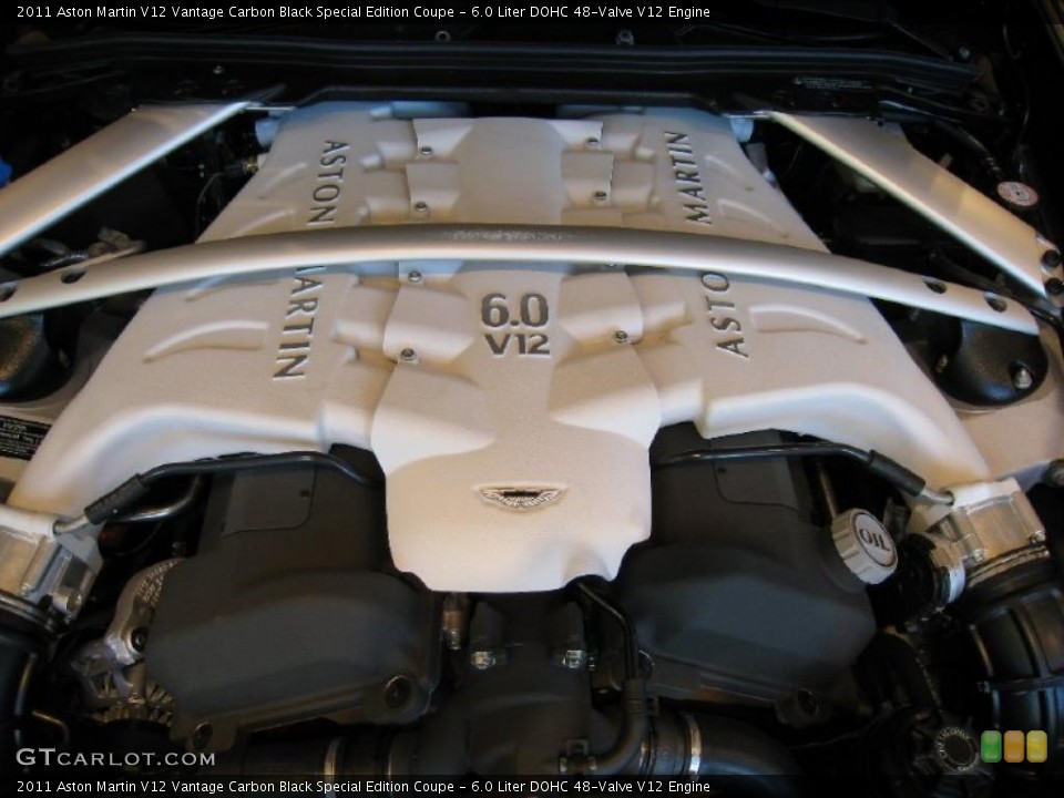6.0 Liter DOHC 48-Valve V12 2011 Aston Martin V12 Vantage Engine