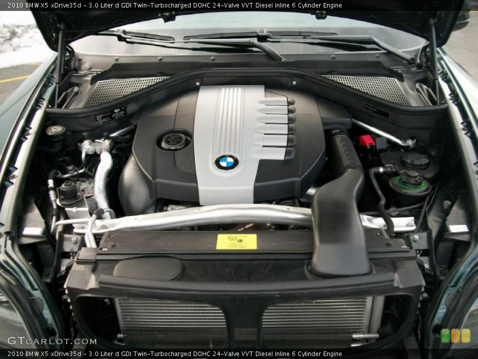 3.0 Liter d GDI Twin-Turbocharged DOHC 24-Valve VVT Diesel Inline 6 Cylinder Engine for the 2010 BMW X5 #44851188