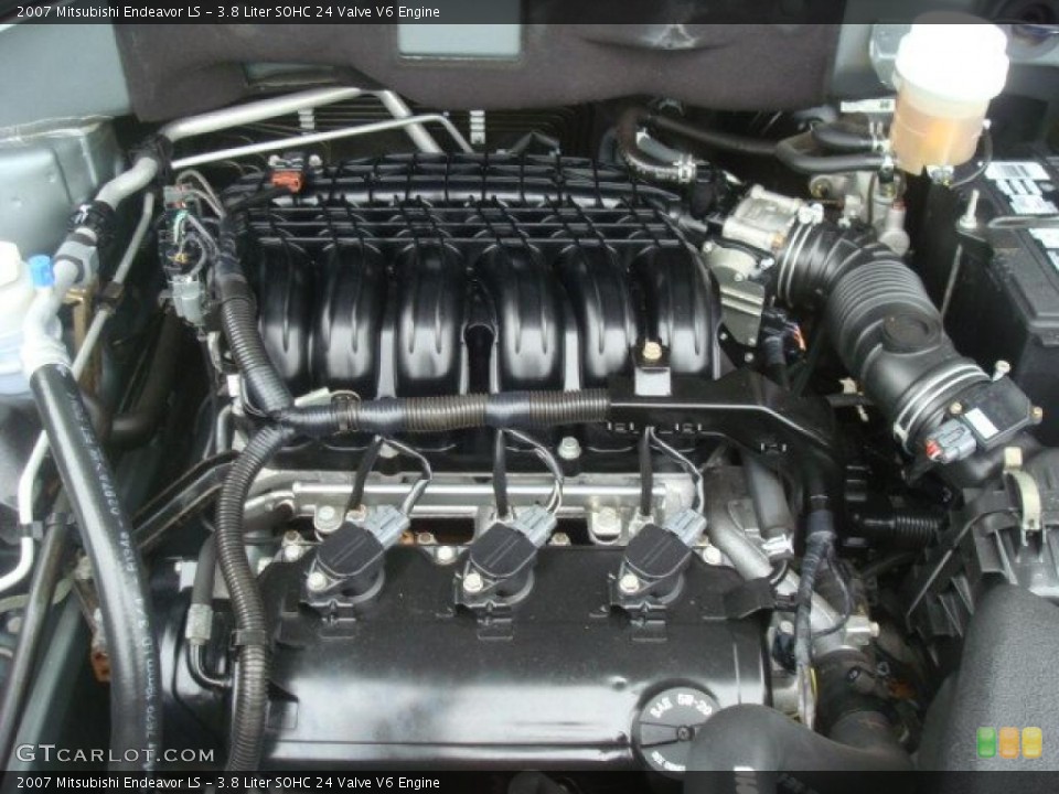3.8 Liter SOHC 24 Valve V6 Engine for the 2007 Mitsubishi Endeavor #44859340