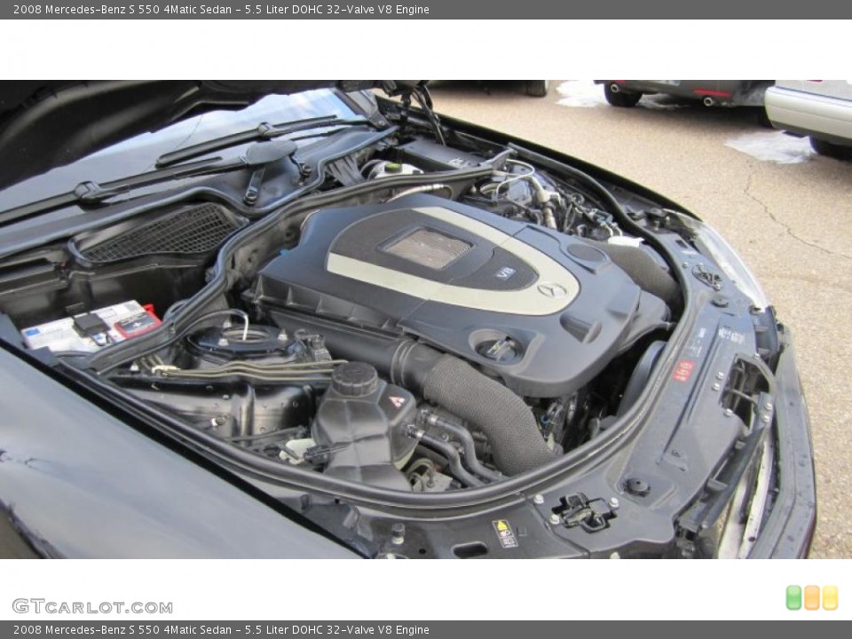 5.5 Liter DOHC 32-Valve V8 Engine for the 2008 Mercedes-Benz S #44864693