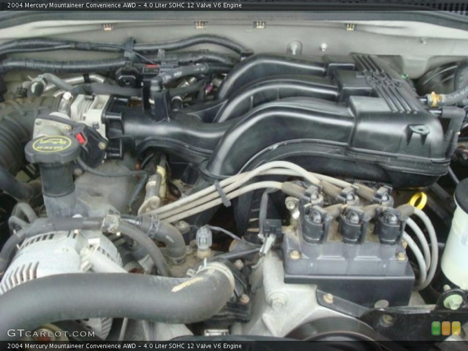 4.0 Liter SOHC 12 Valve V6 Engine for the 2004 Mercury Mountaineer #44867752
