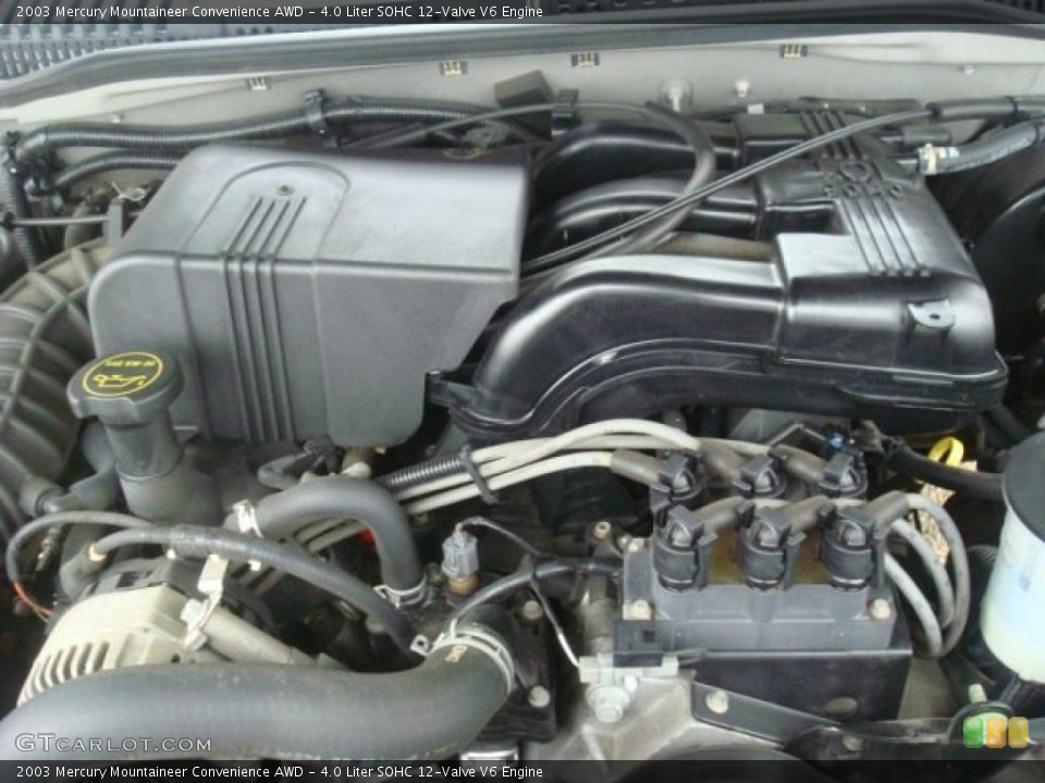 4.0 Liter SOHC 12-Valve V6 Engine for the 2003 Mercury Mountaineer #44868588