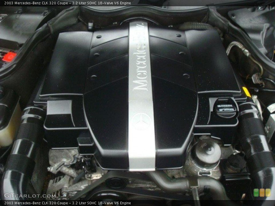 3.2 Liter SOHC 18-Valve V6 Engine for the 2003 Mercedes-Benz CLK #44868924