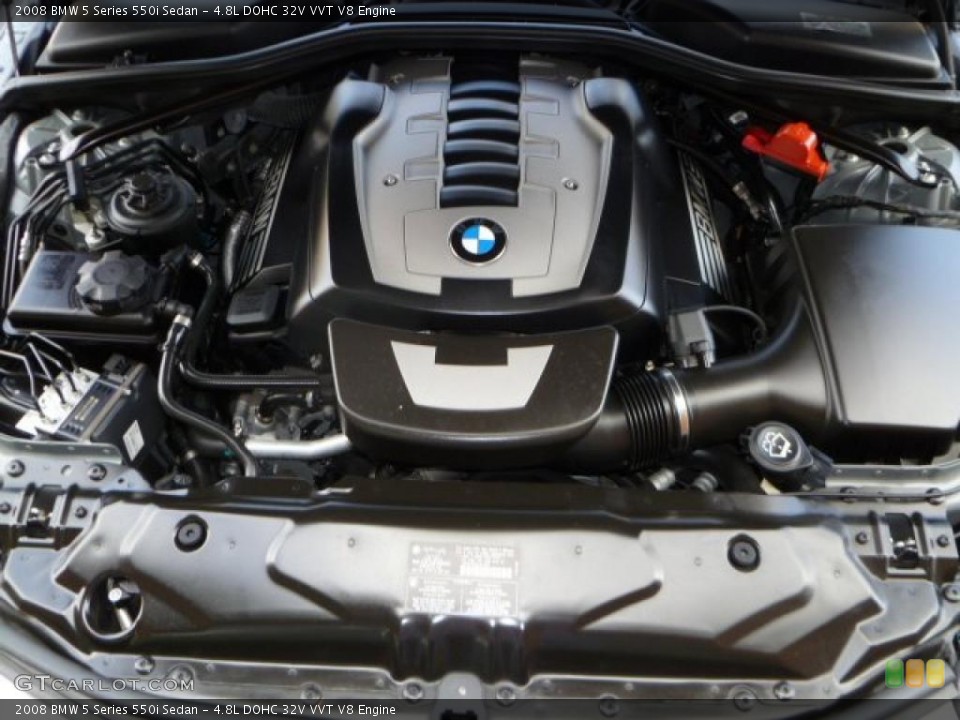 4.8L DOHC 32V VVT V8 Engine for the 2008 BMW 5 Series #44869652