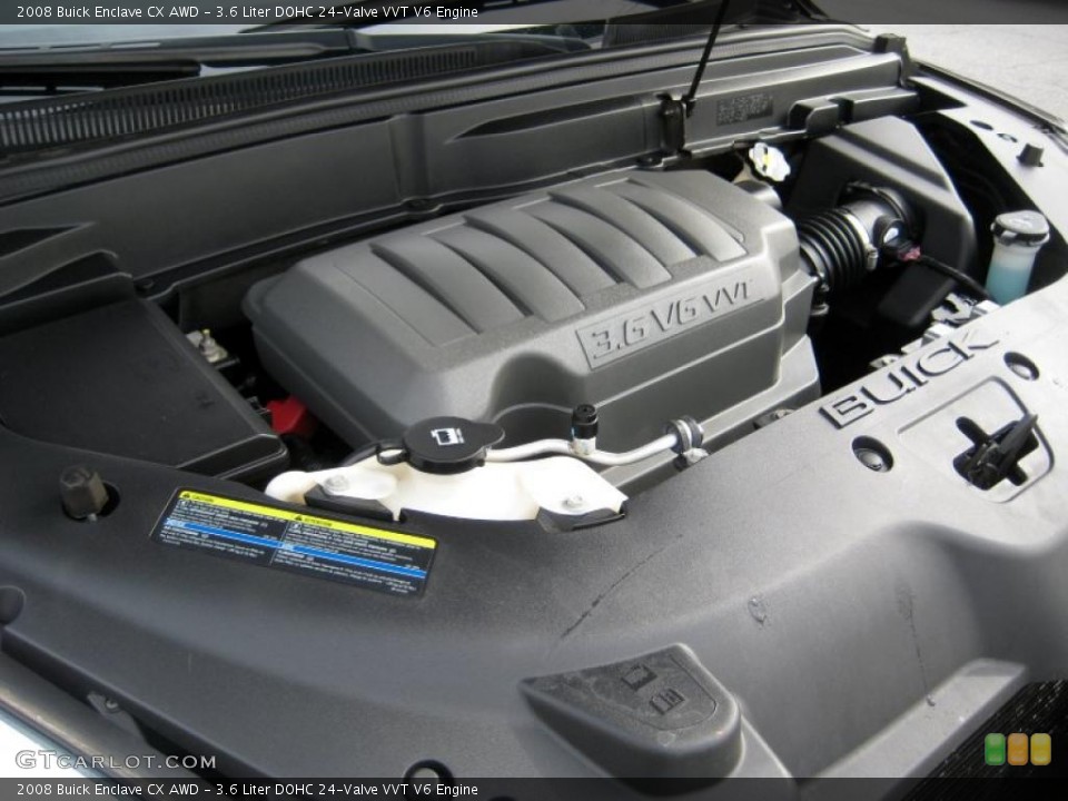 3.6 Liter DOHC 24-Valve VVT V6 Engine for the 2008 Buick Enclave #44871204