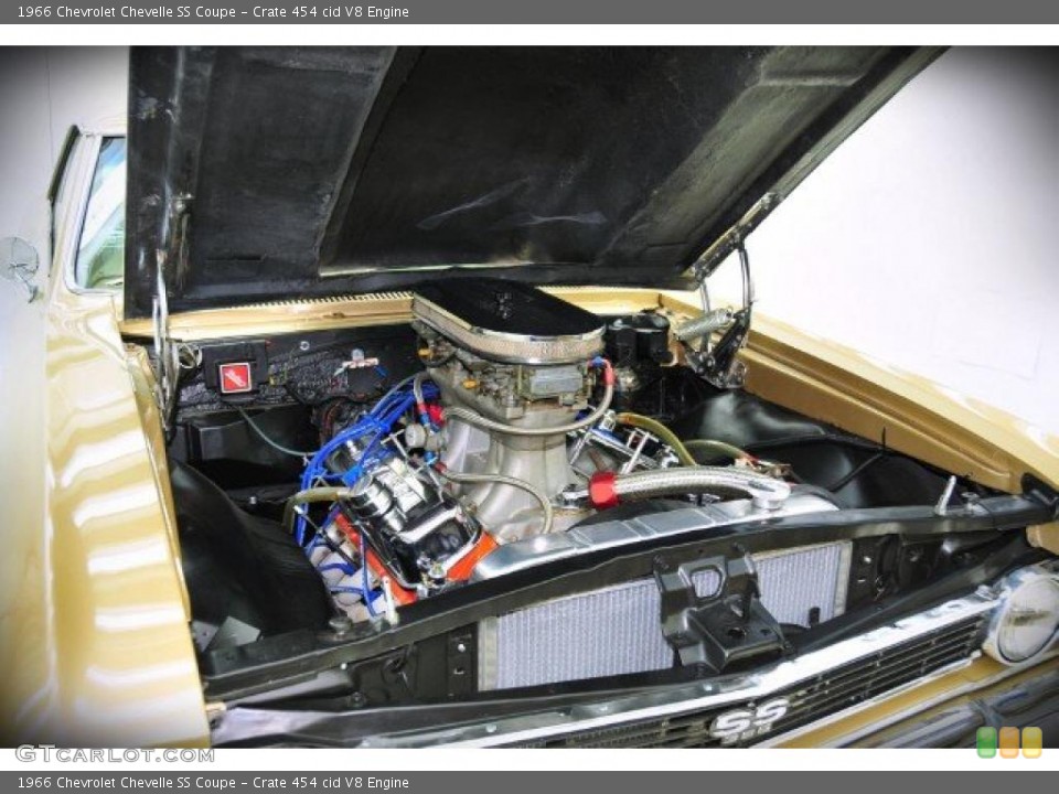 Crate 454 cid V8 Engine for the 1966 Chevrolet Chevelle #44874357