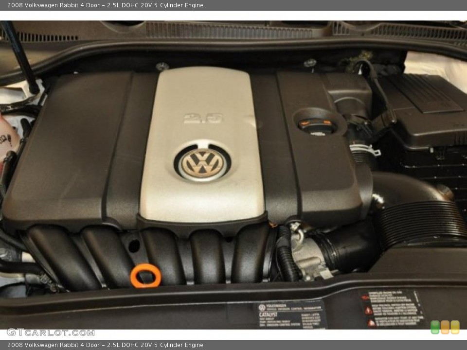 2.5L DOHC 20V 5 Cylinder Engine for the 2008 Volkswagen Rabbit #44874589