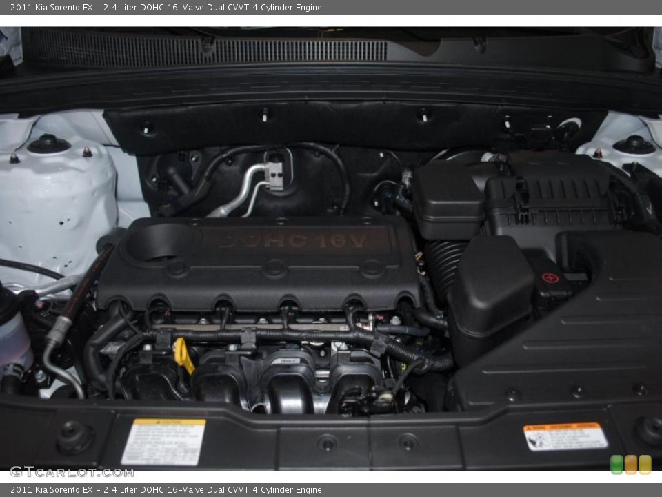 2.4 Liter DOHC 16-Valve Dual CVVT 4 Cylinder Engine for the 2011 Kia Sorento #44875985
