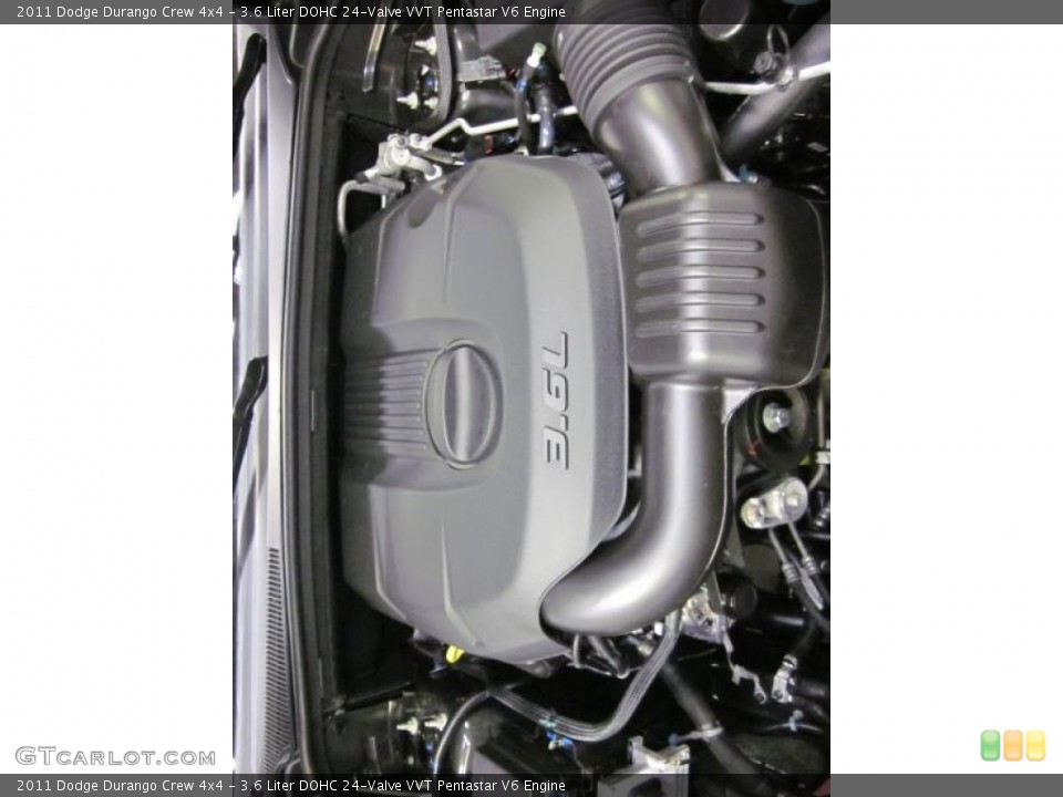 3.6 Liter DOHC 24-Valve VVT Pentastar V6 Engine for the 2011 Dodge Durango #44879337