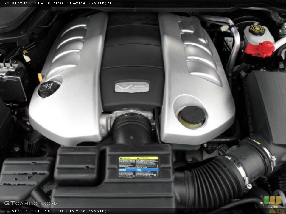6.0 Liter OHV 16-Valve L76 V8 Engine for the 2008 Pontiac G8 #44881673