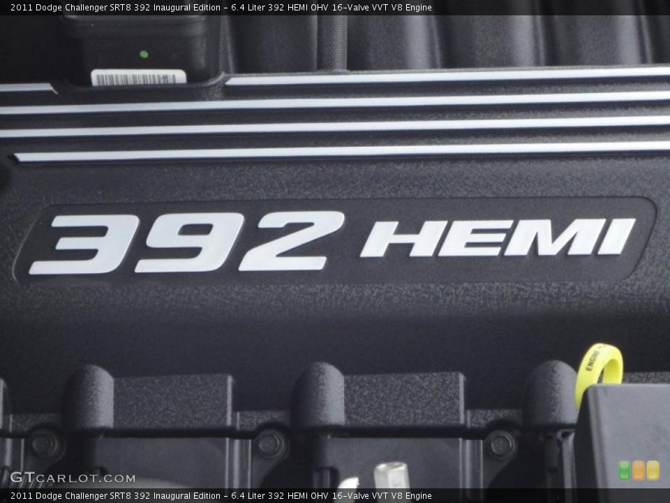 6.4 Liter 392 HEMI OHV 16-Valve VVT V8 Engine for the 2011 Dodge Challenger #44883828