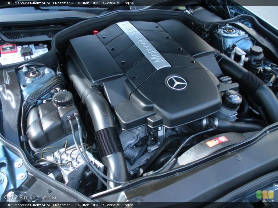 5.0 Liter SOHC 24-Valve V8 Engine for the 2005 Mercedes-Benz SL #44884405