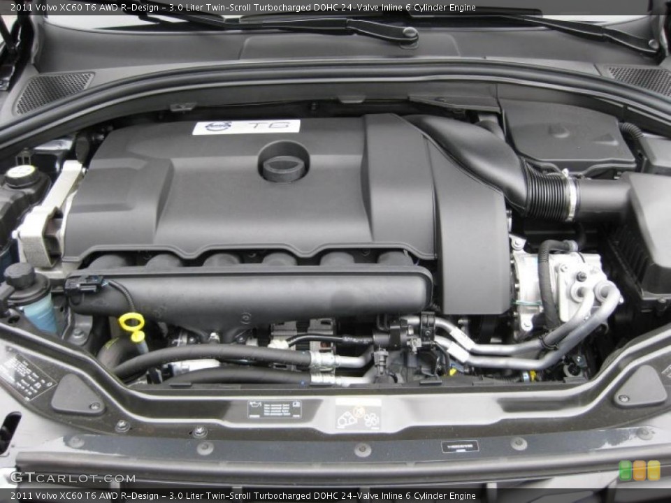 3.0 Liter Twin-Scroll Turbocharged DOHC 24-Valve Inline 6 Cylinder Engine for the 2011 Volvo XC60 #44892401