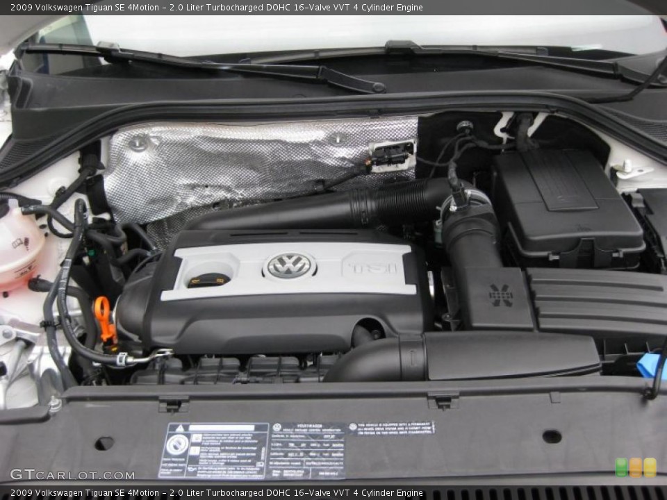 2.0 Liter Turbocharged DOHC 16-Valve VVT 4 Cylinder Engine for the 2009 Volkswagen Tiguan #44895826