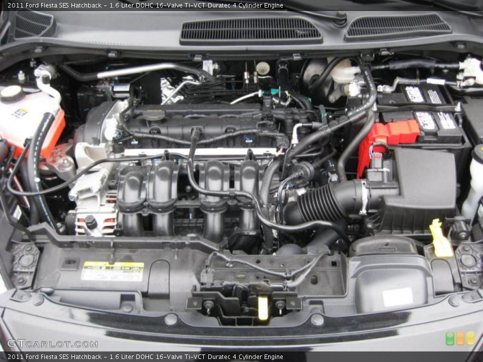 1.6 Liter DOHC 16-Valve Ti-VCT Duratec 4 Cylinder Engine for the 2011 Ford Fiesta #44896670