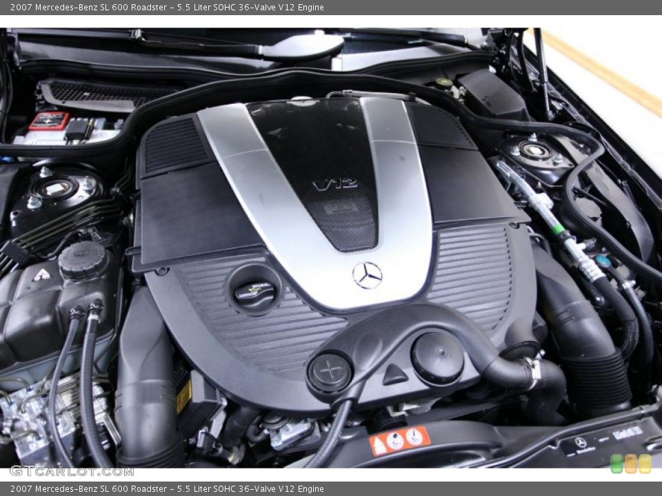 5.5 Liter SOHC 36-Valve V12 Engine for the 2007 Mercedes-Benz SL #44902718