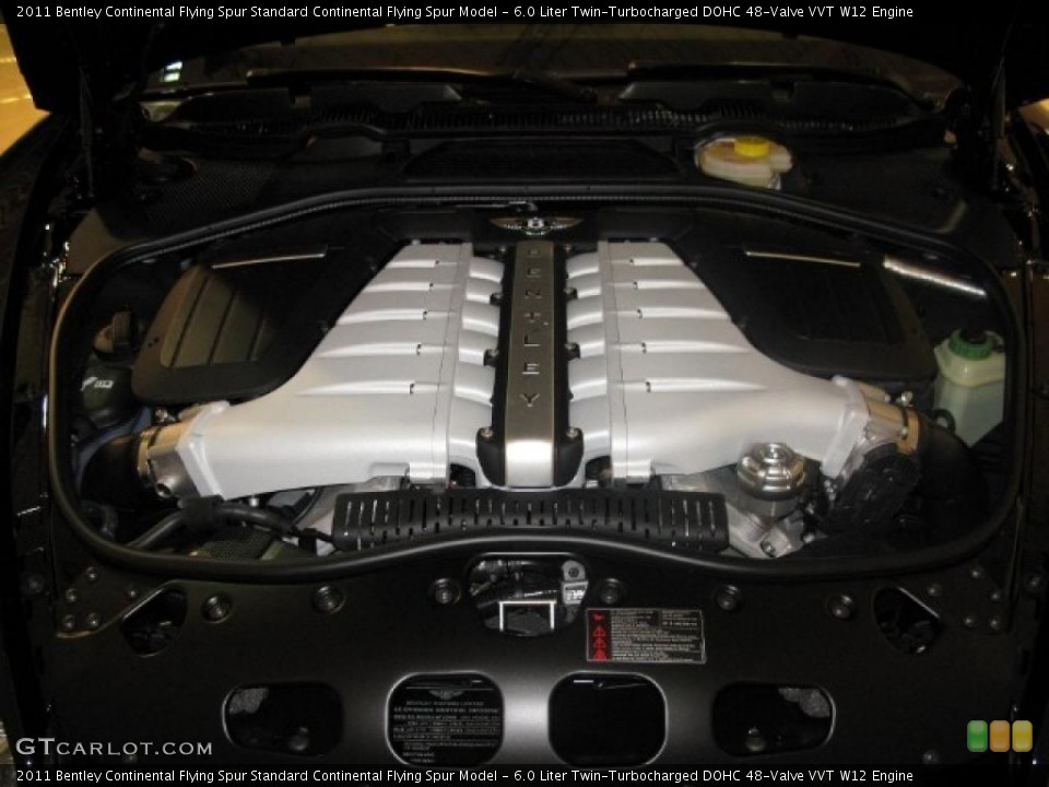 6.0 Liter Twin-Turbocharged DOHC 48-Valve VVT W12 Engine for the 2011 Bentley Continental Flying Spur #44902854