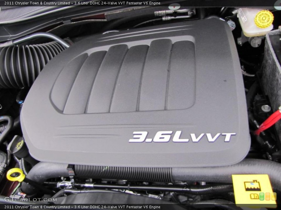 3.6 Liter DOHC 24-Valve VVT Pentastar V6 Engine for the 2011 Chrysler Town & Country #44911943