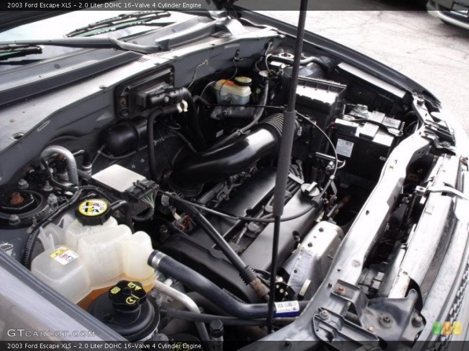 2.0 Liter DOHC 16-Valve 4 Cylinder 2003 Ford Escape Engine