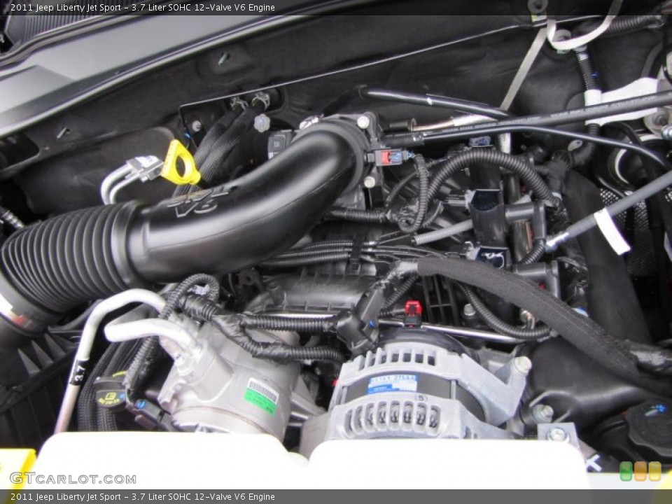 3.7 Liter SOHC 12-Valve V6 Engine for the 2011 Jeep Liberty #44912943