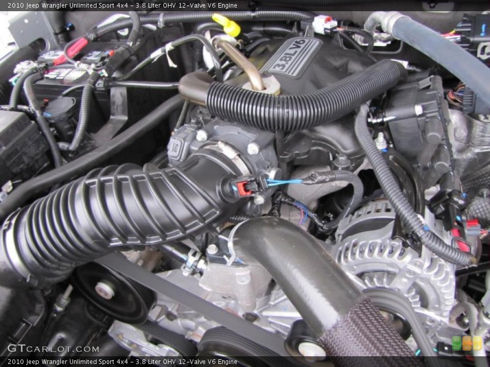 3.8 Liter OHV 12-Valve V6 Engine for the 2010 Jeep Wrangler Unlimited #44918060