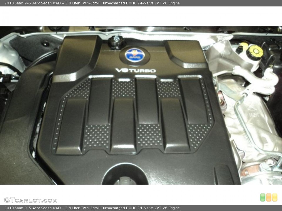 2.8 Liter Twin-Scroll Turbocharged DOHC 24-Valve VVT V6 Engine for the 2010 Saab 9-5 #44938757