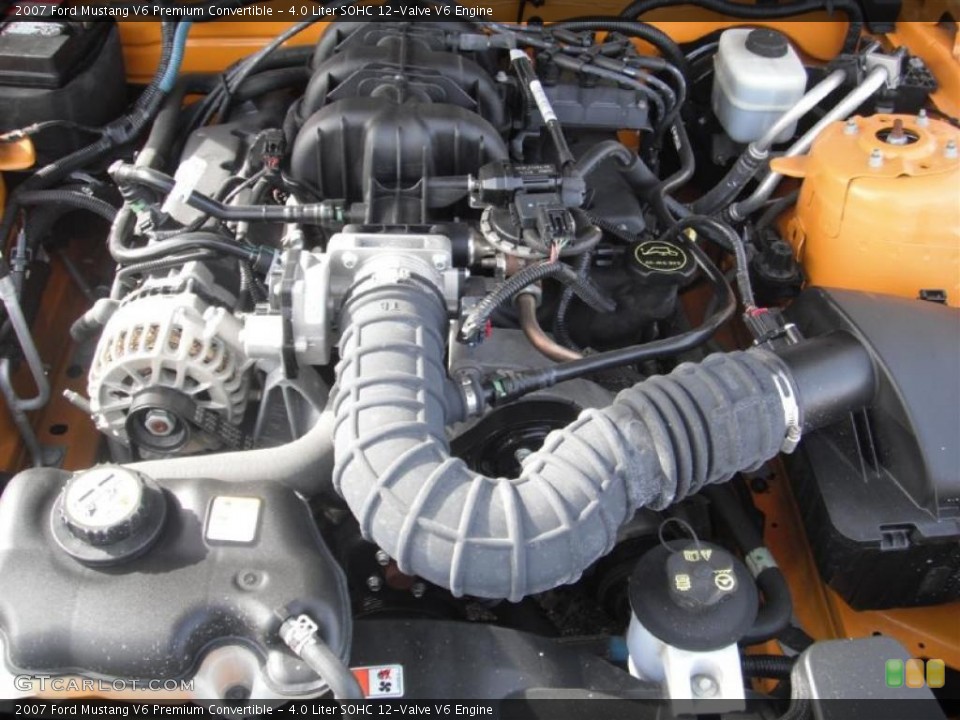 4.0 Liter SOHC 12-Valve V6 Engine for the 2007 Ford Mustang #44939237