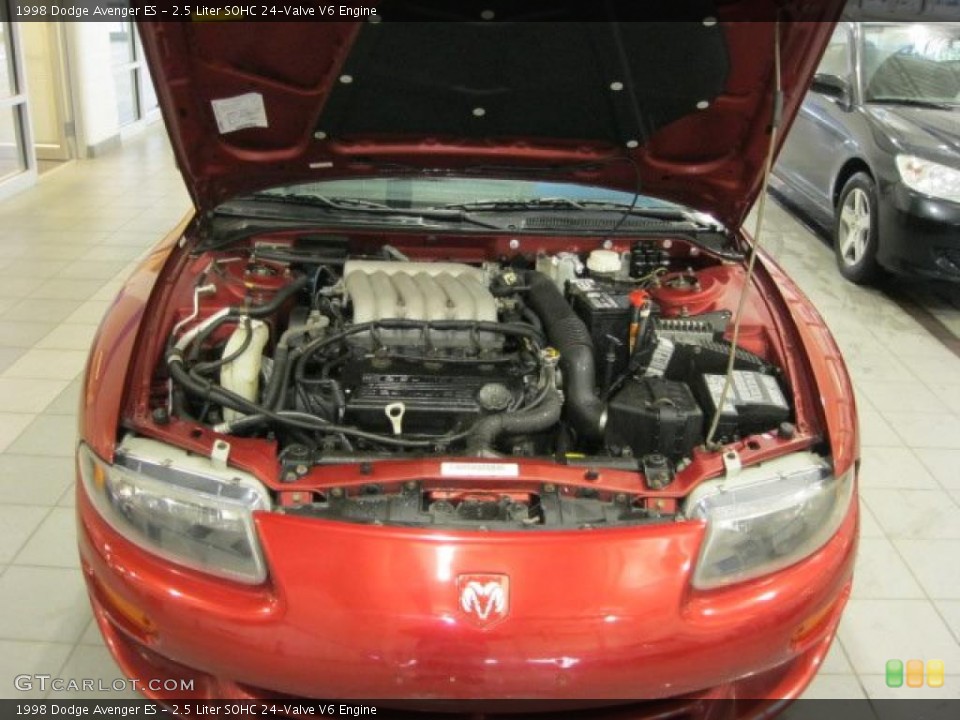 2.5 Liter SOHC 24-Valve V6 Engine for the 1998 Dodge Avenger #44943513