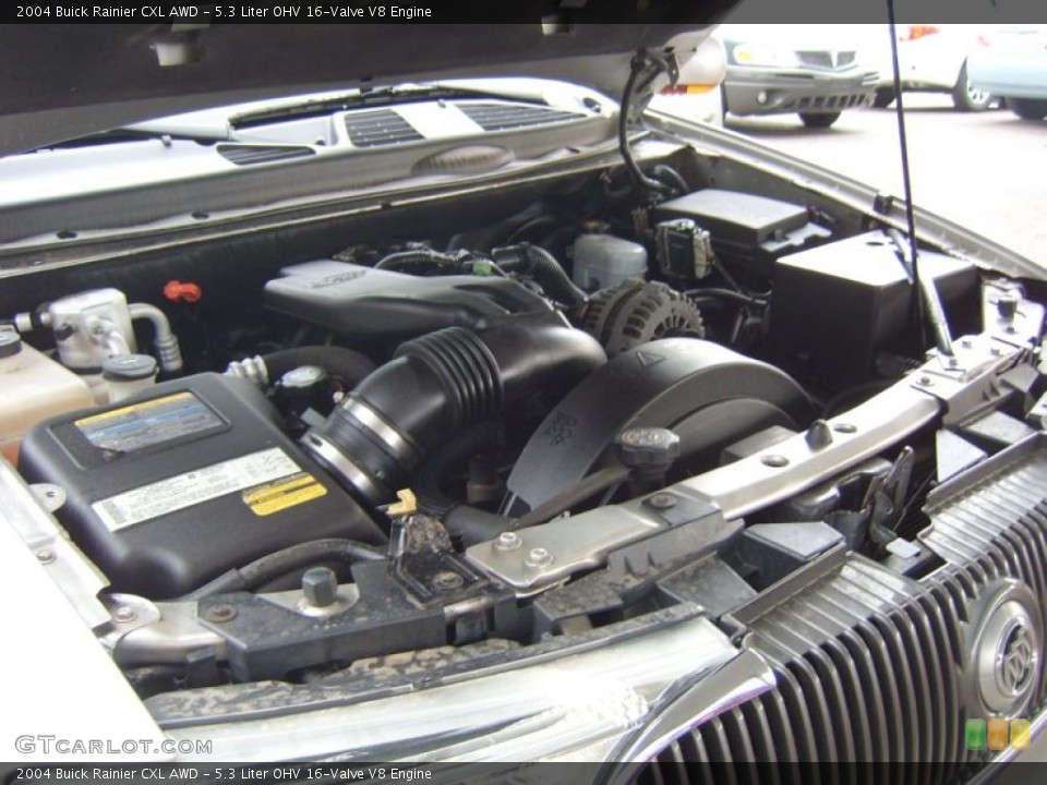5.3 Liter OHV 16-Valve V8 Engine for the 2004 Buick Rainier #44947466