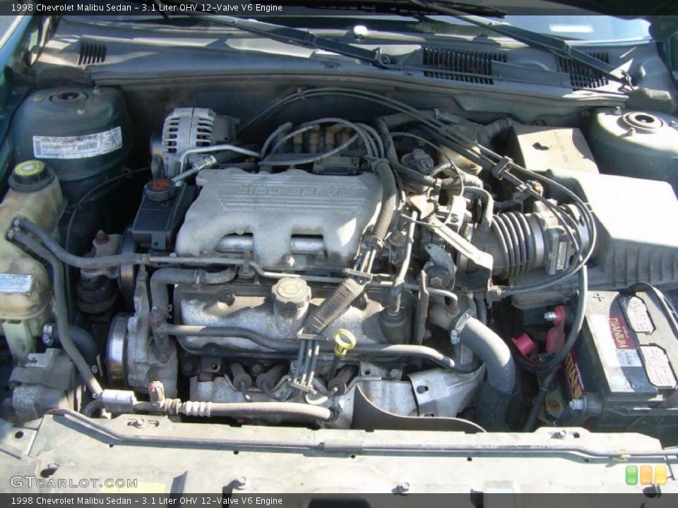 3.1 Liter OHV 12-Valve V6 Engine for the 1998 Chevrolet Malibu #44953046