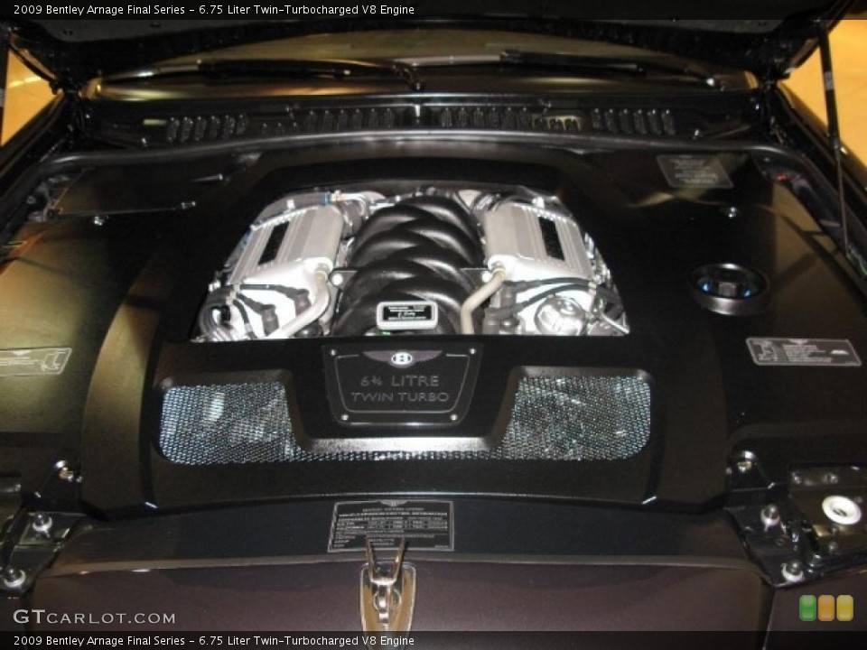6.75 Liter Twin-Turbocharged V8 Engine for the 2009 Bentley Arnage #44959226