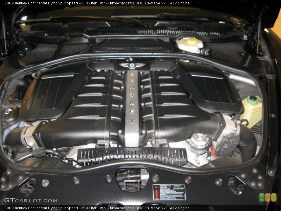 6.0 Liter Twin-Turbocharged DOHC 48-Valve VVT W12 Engine for the 2009 Bentley Continental Flying Spur #44960105