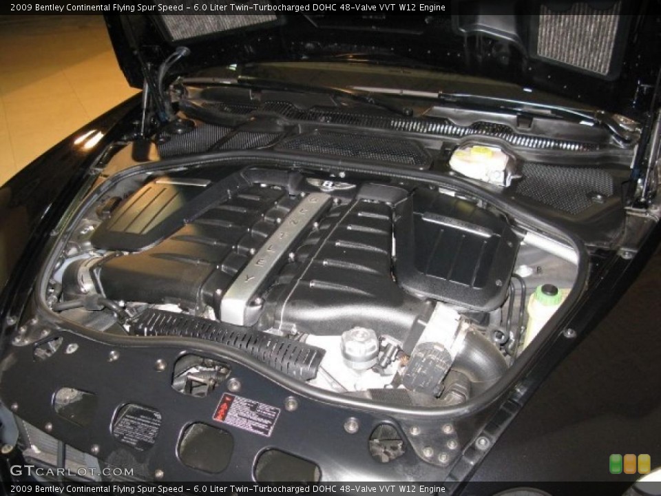 6.0 Liter Twin-Turbocharged DOHC 48-Valve VVT W12 Engine for the 2009 Bentley Continental Flying Spur #44960132