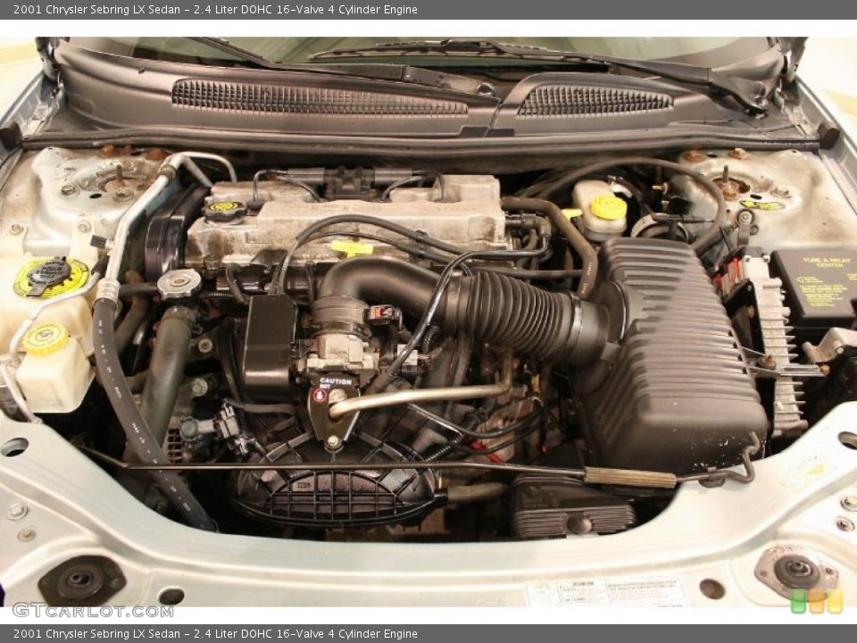 2.4 Liter DOHC 16-Valve 4 Cylinder 2001 Chrysler Sebring Engine