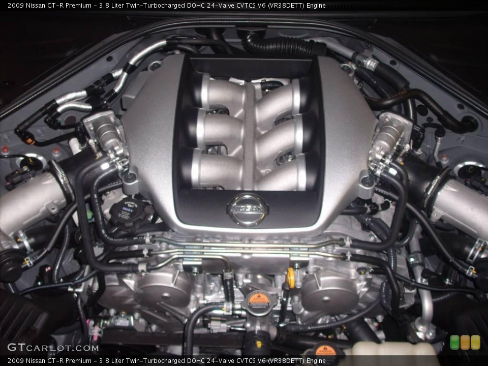 3.8 Liter Twin-Turbocharged DOHC 24-Valve CVTCS V6 (VR38DETT) Engine for the 2009 Nissan GT-R #44972538