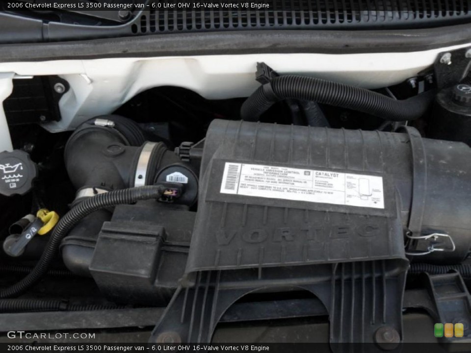 6.0 Liter OHV 16-Valve Vortec V8 Engine for the 2006 Chevrolet Express #44975331