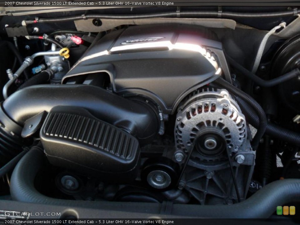 5.3 Liter OHV 16-Valve Vortec V8 Engine for the 2007 Chevrolet Silverado 1500 #44977601