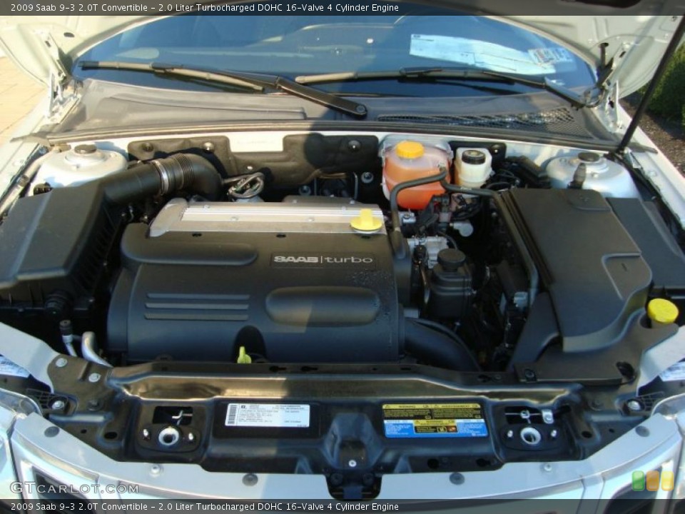 2.0 Liter Turbocharged DOHC 16-Valve 4 Cylinder Engine for the 2009 Saab 9-3 #44979079