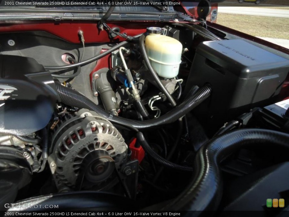 6.0 Liter OHV 16-Valve Vortec V8 Engine for the 2001 Chevrolet Silverado 2500HD #44979556