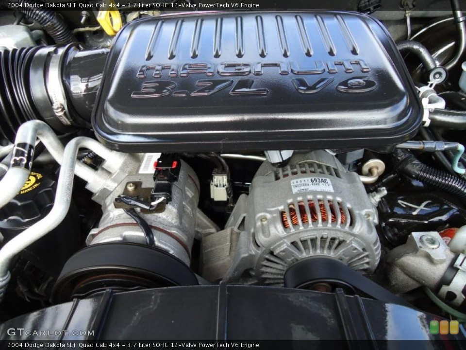 3.7 Liter SOHC 12-Valve PowerTech V6 Engine for the 2004 Dodge Dakota #44981918