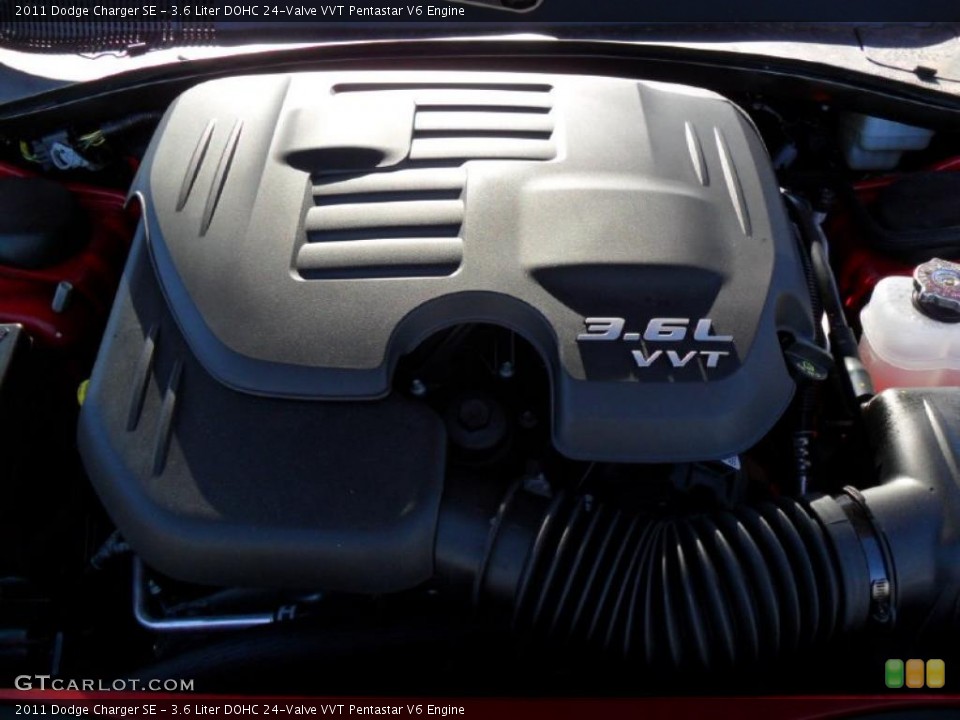 3.6 Liter DOHC 24-Valve VVT Pentastar V6 Engine for the 2011 Dodge Charger #44993186