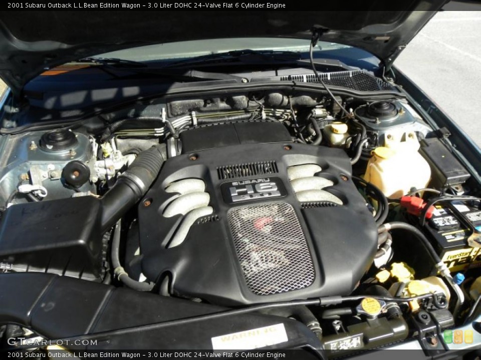 3.0 Liter DOHC 24-Valve Flat 6 Cylinder 2001 Subaru Outback Engine