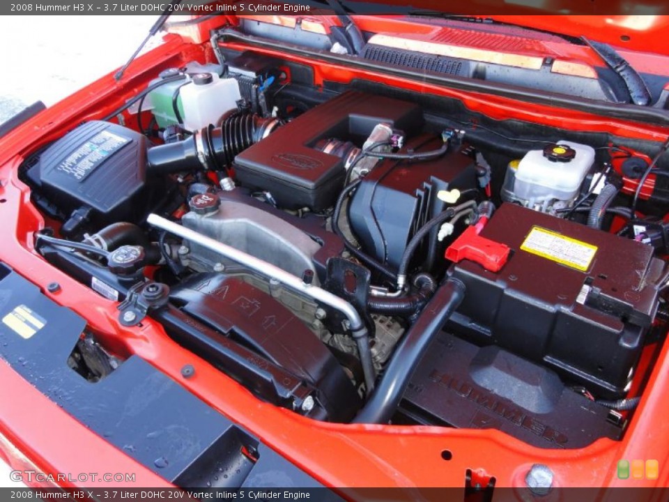 3.7 Liter DOHC 20V Vortec Inline 5 Cylinder Engine for the 2008 Hummer H3 #44996026