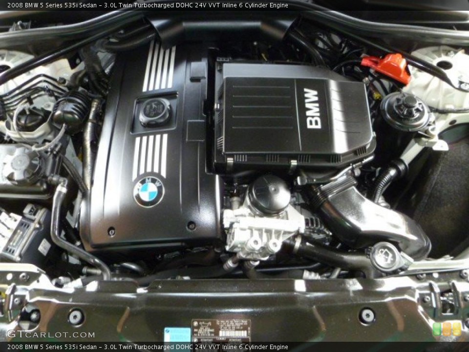3.0L Twin Turbocharged DOHC 24V VVT Inline 6 Cylinder Engine for the 2008 BMW 5 Series #45000810